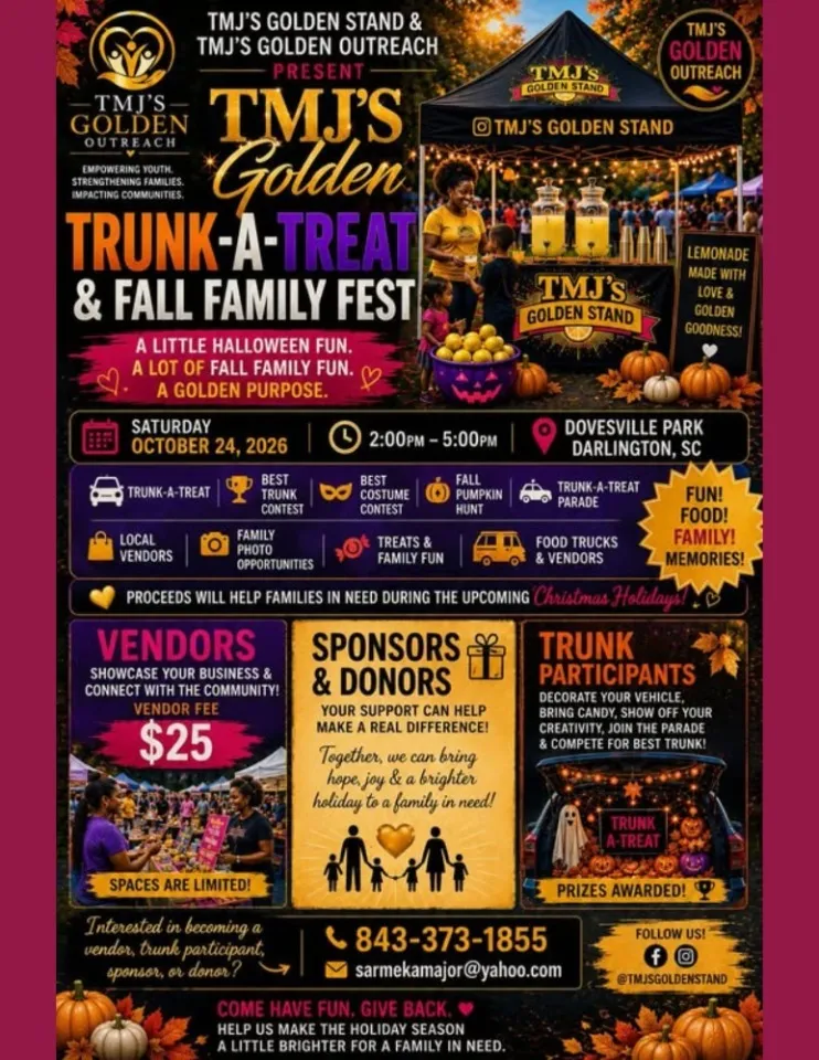 TMJ's Golden Trunk-A-Treat & Fall Family Fest