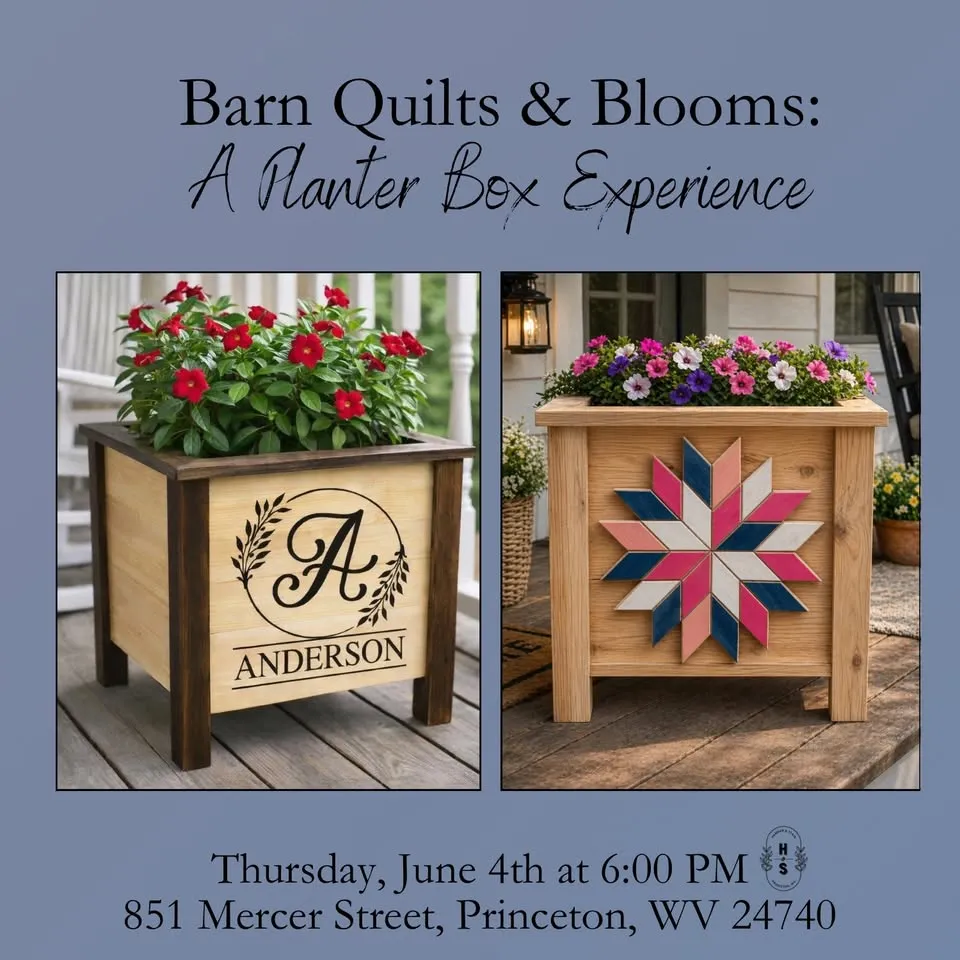 Barn Quilts & Blooms: A Planter Box Experience