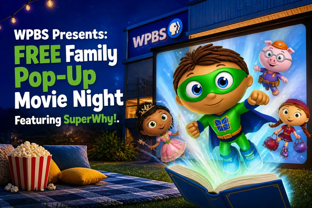 WPBS Presents: FREE Family Pop-Up Movie Night Featuring SuperWhy!
