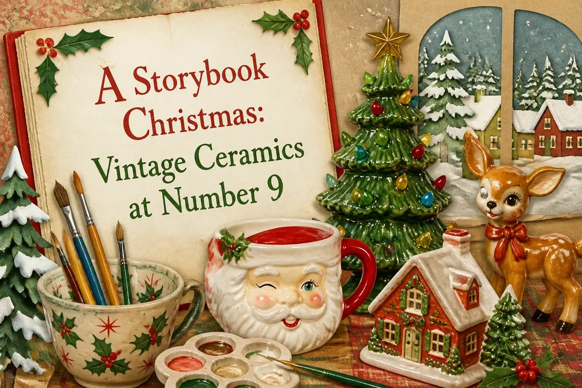 A Storybook Christmas: Vintage Ceramics at Number 9