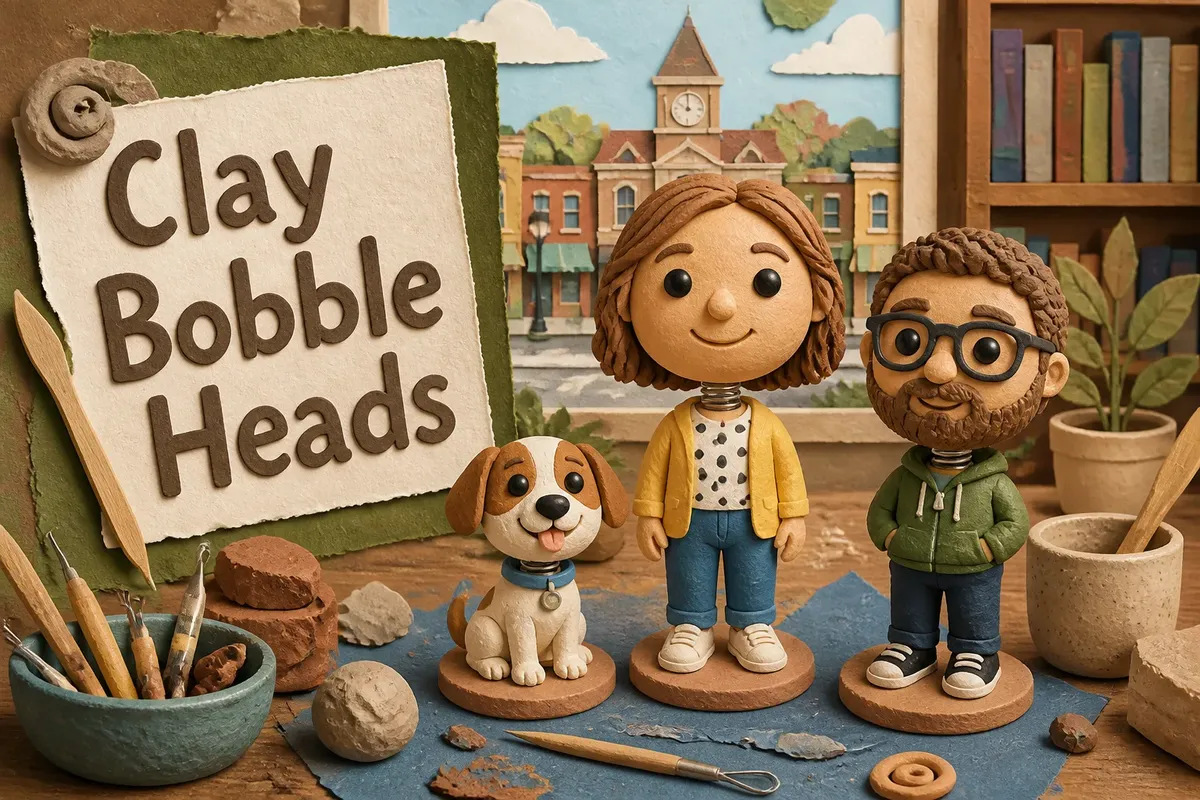 Clay Bobble Heads