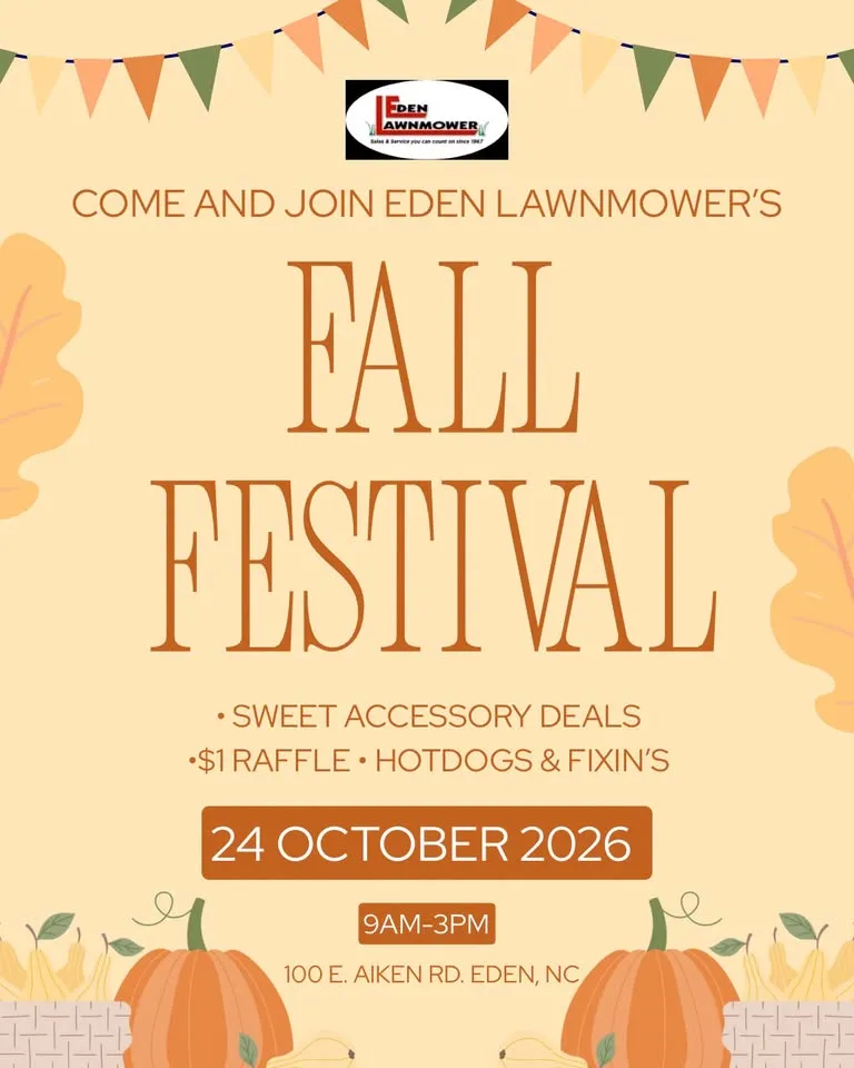 Eden Lawnmower’s Annual Fall Festival