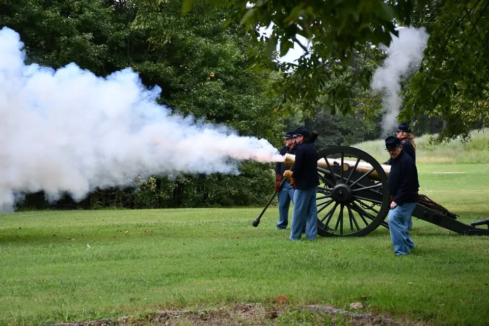 Artillery Demonstration at Eastern Front Visitor Center