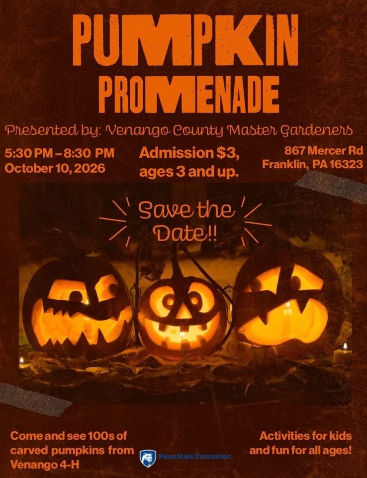 Venango's 1st Punpkin Promenade!