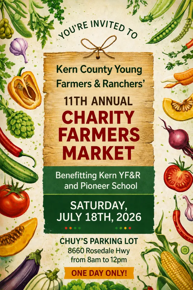 Kern YF&R 11th Annual Charity Farmers Market
