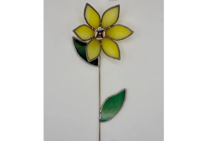 Intro to Soldering: 3D Glass Flower Garden Stake