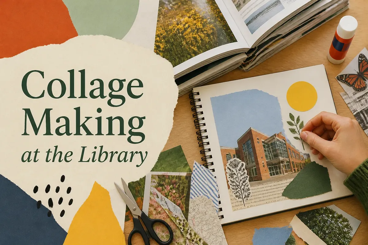 Collage Making at the Library