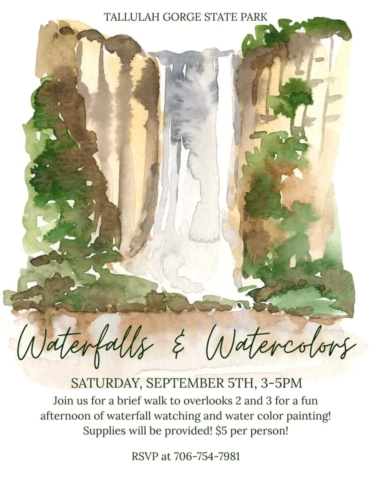 Waterfalls & Watercolors