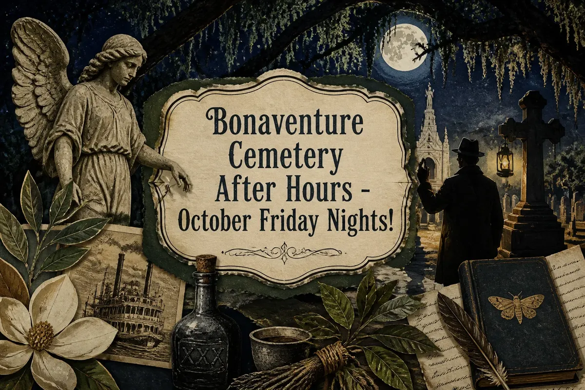 Bonaventure Cemetery After Hours - October Friday Nights!