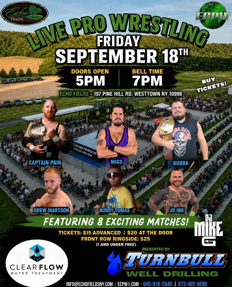 East Coast Pro Wrestling at Echo Fields