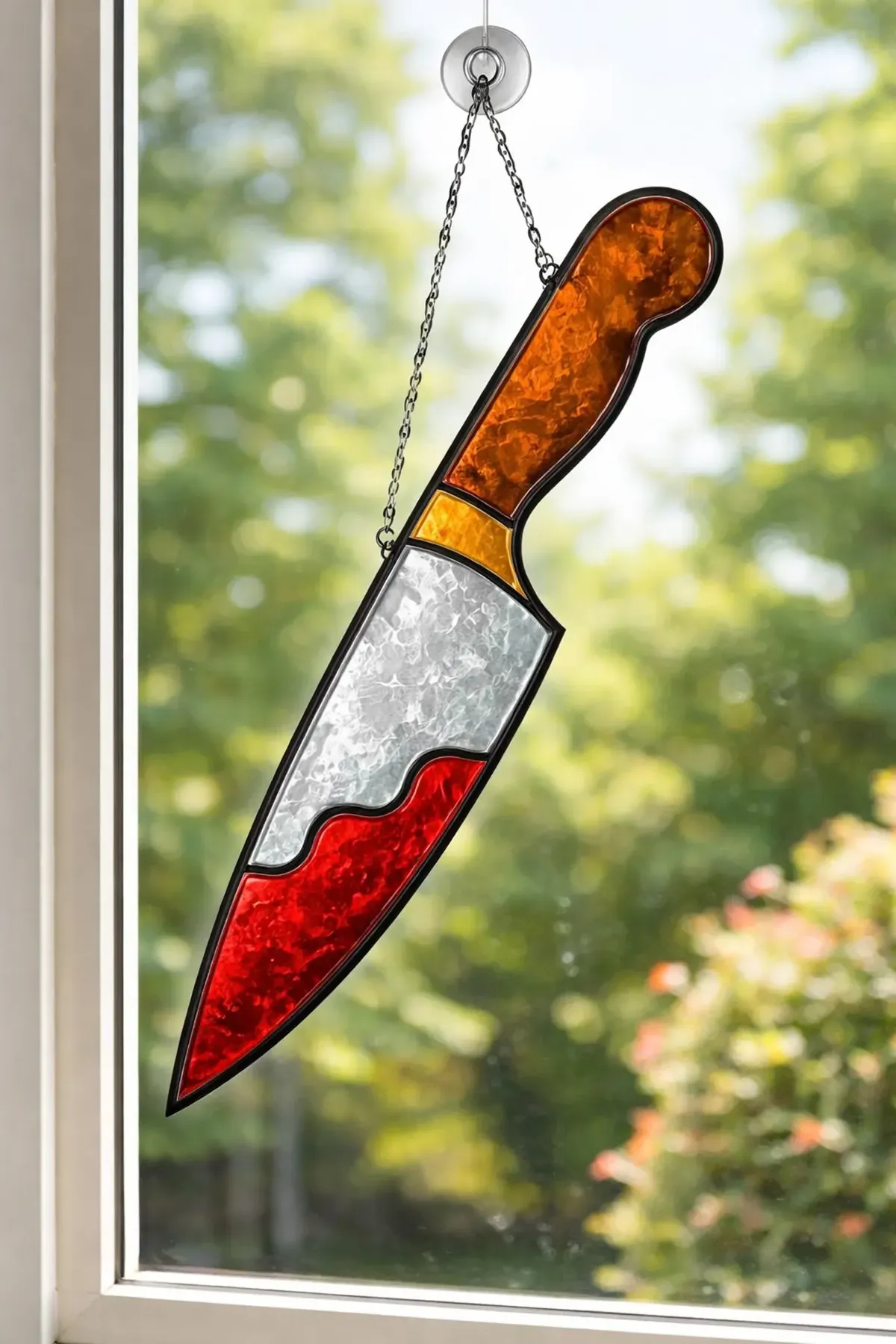 Stained Glass Beginner - Scary Knife