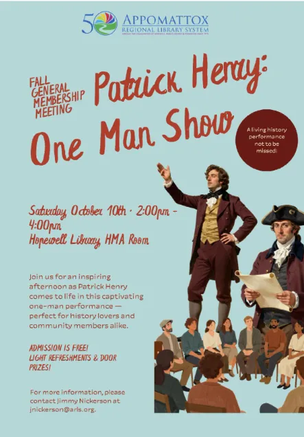 Patrick Henry: One Man Show