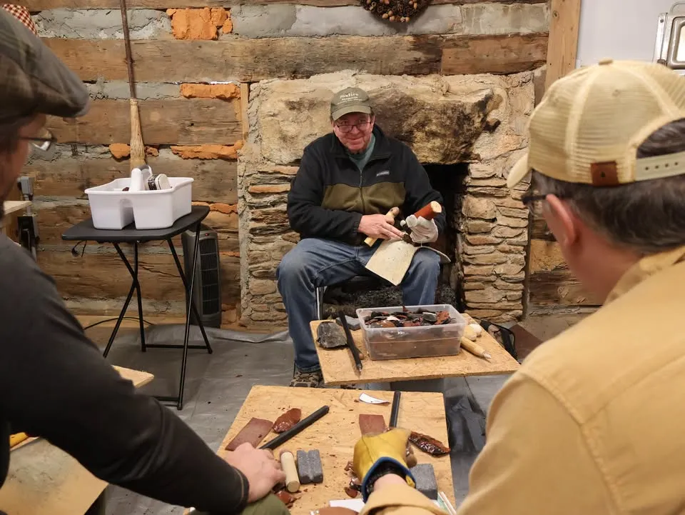 Flintknapping with Jim Enloe