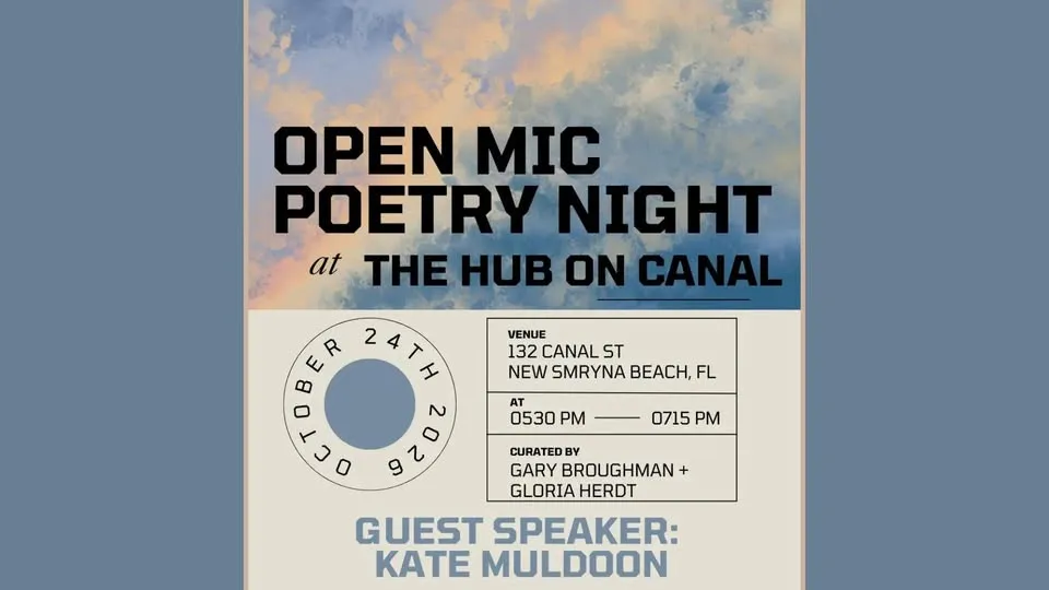 Adult Poetry and Open Mic Night - Guest Poet: Kate Muldoon