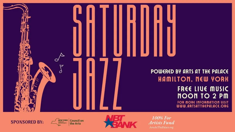 🎷Saturday Jazz in Hamilton - Sponsored by NBT Bank