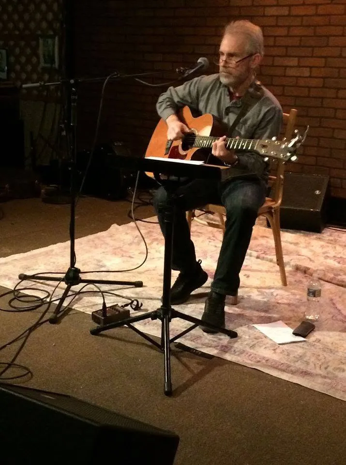 Chris Lucas in the brewery courtyard