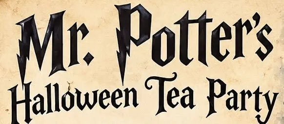 Mr Potter's Halloween Tea Party
