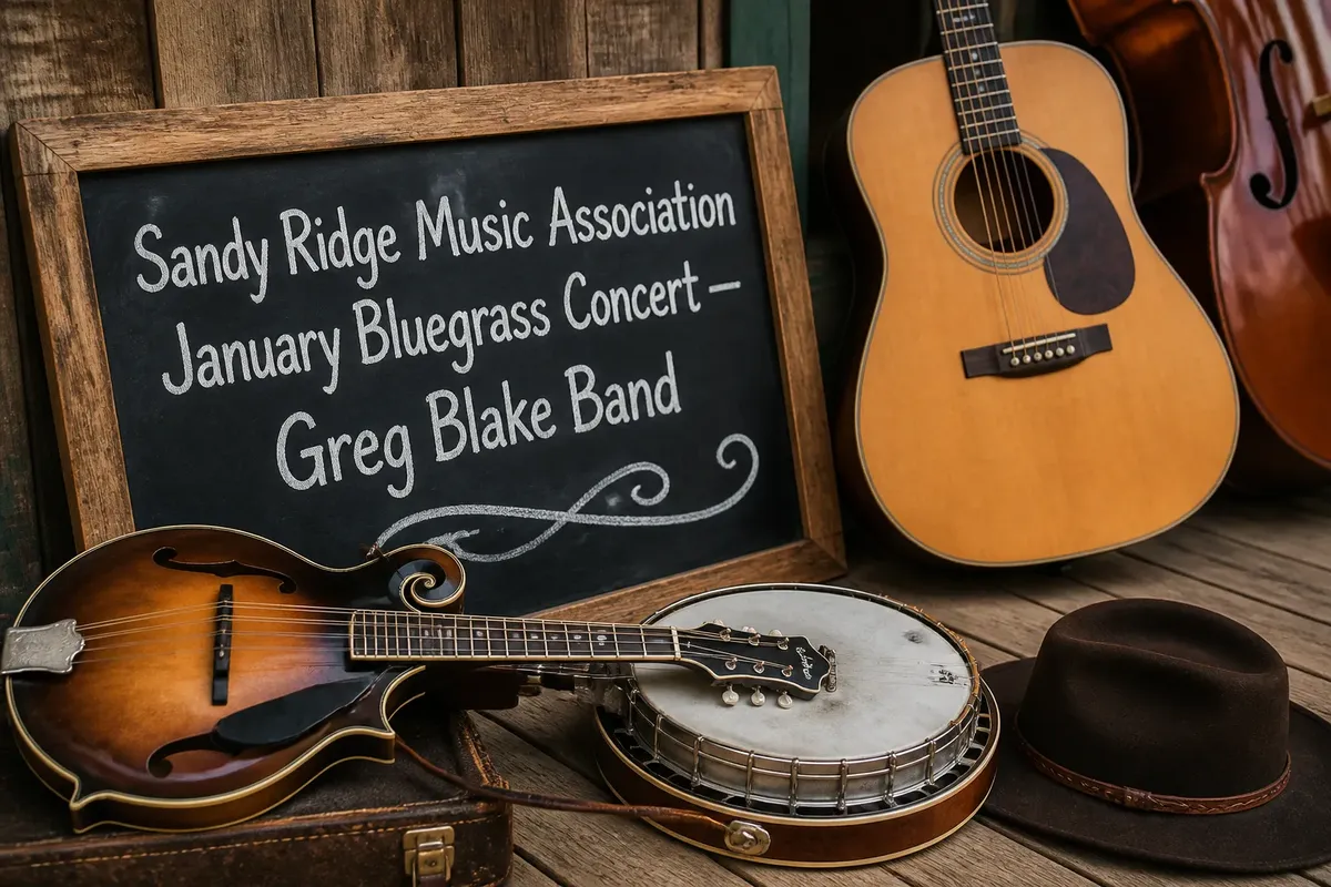 Sandy Ridge Music Association January Bluegrass Concert — Greg Blake Band