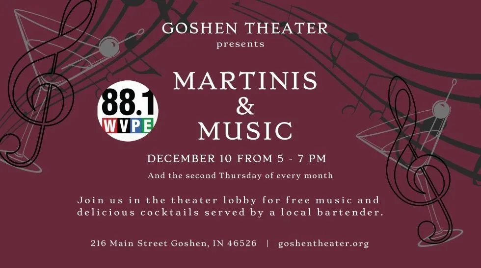 Martinis and Music: December Edition