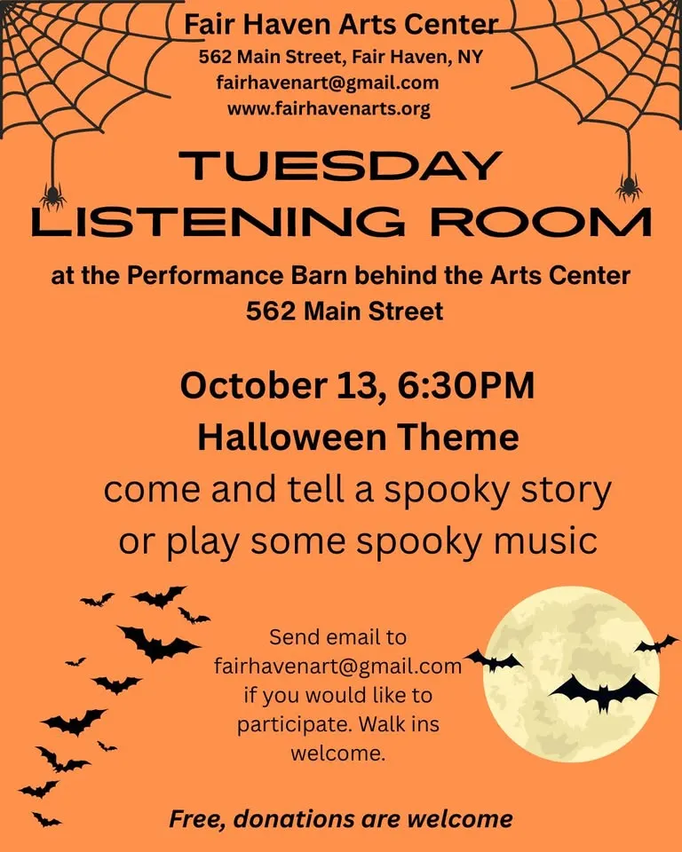 Tuesday Listening Room - Halloween Story Telling