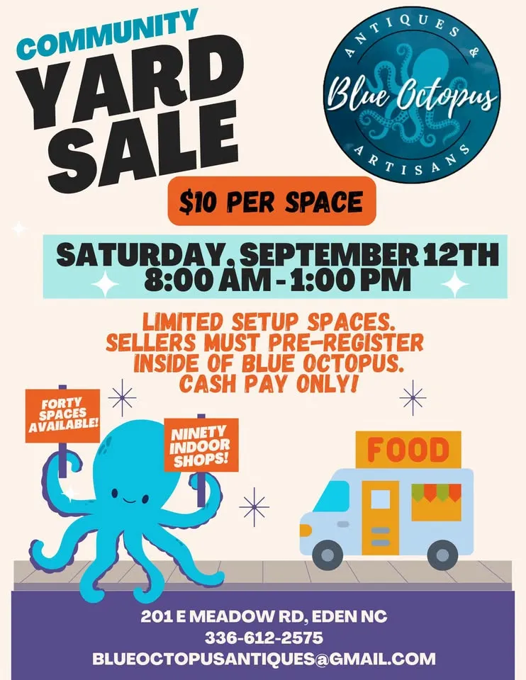 Community Yard Sale - September 12th