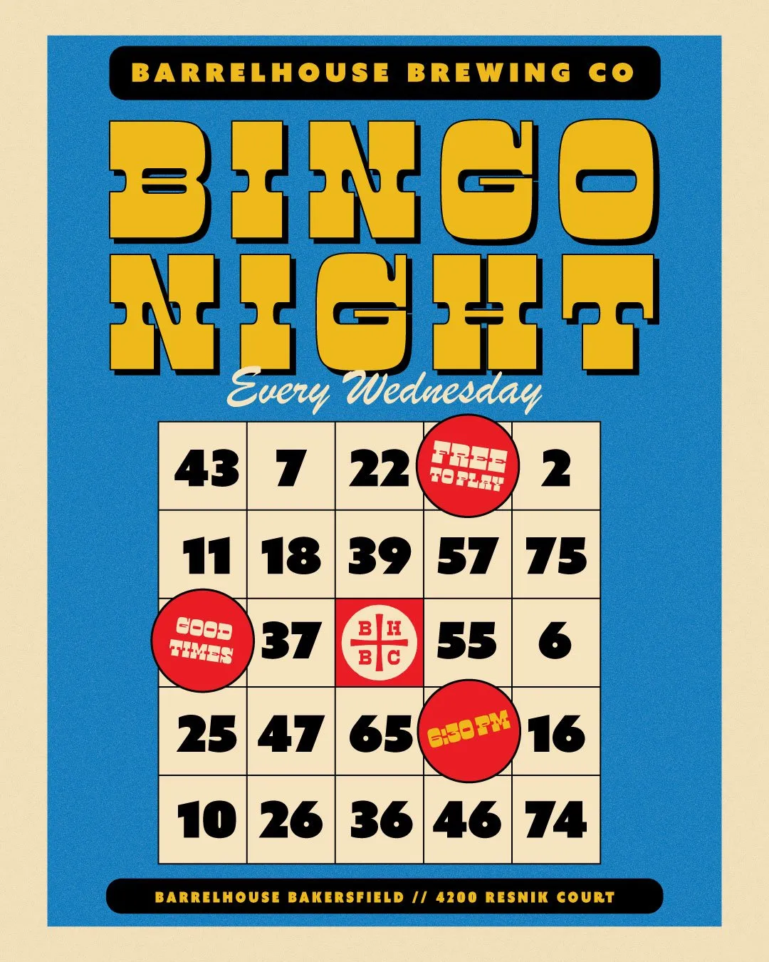 BarrelHouse Brewing Co. — Bingo Night