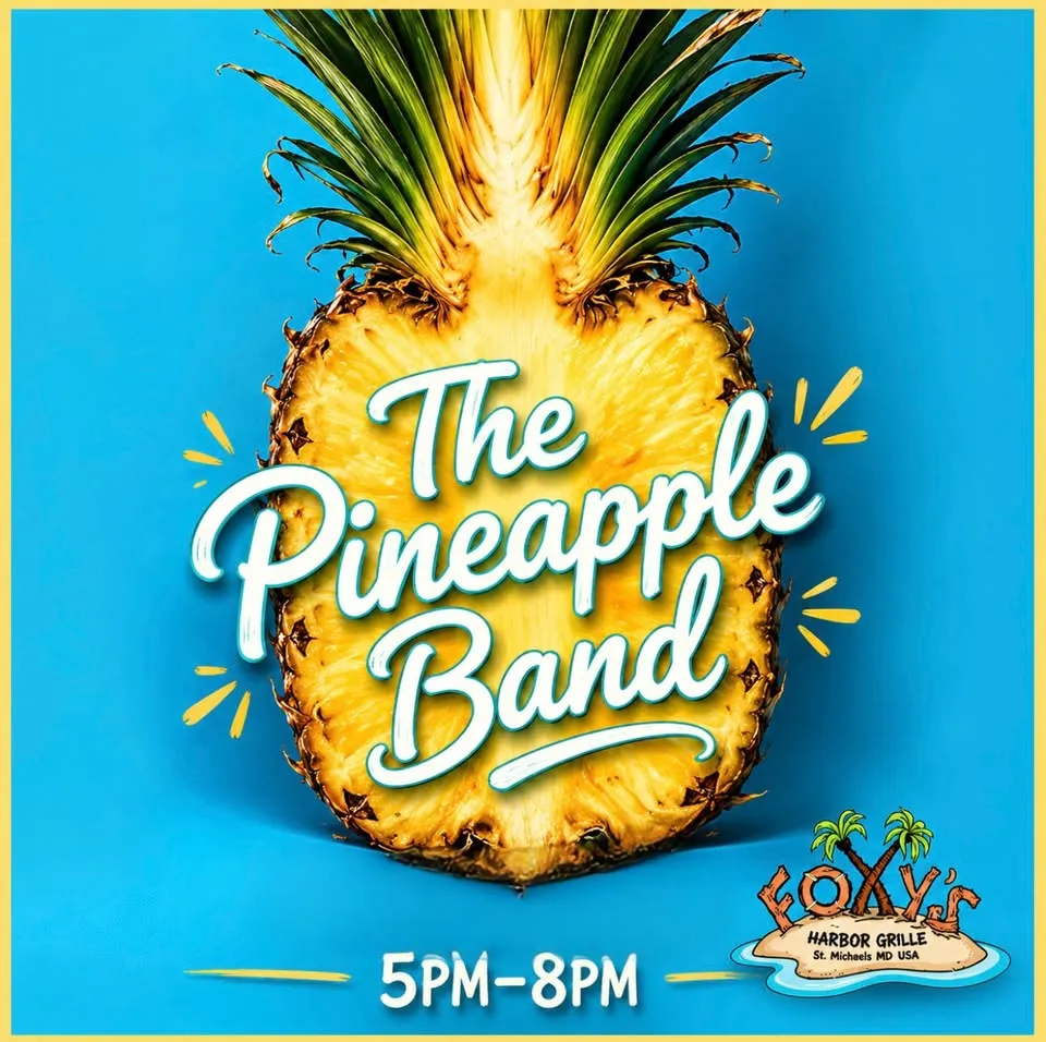 Live music at Foxy’s! Pineapple Band! 🍍🎶