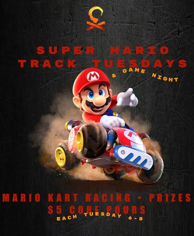 Super Mario Track Tuesdays @ Equilibrium Brewery