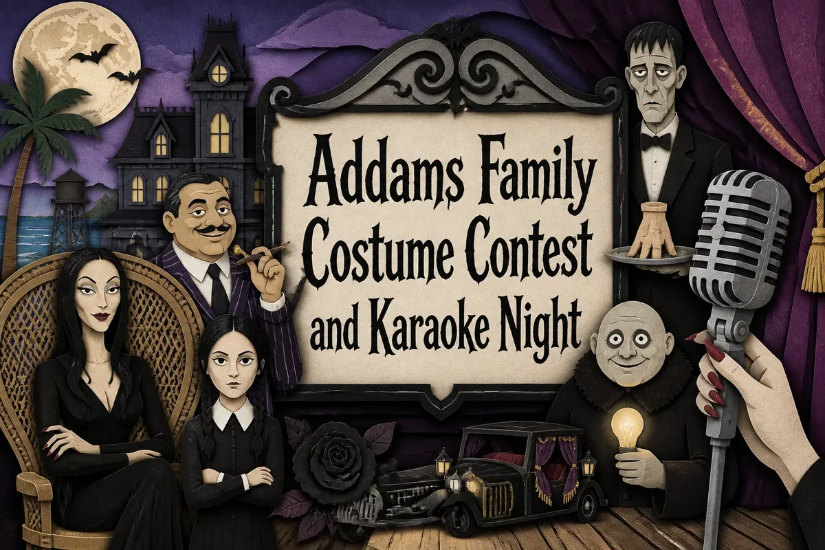 Addams Family Costume Contest and Karaoke Night