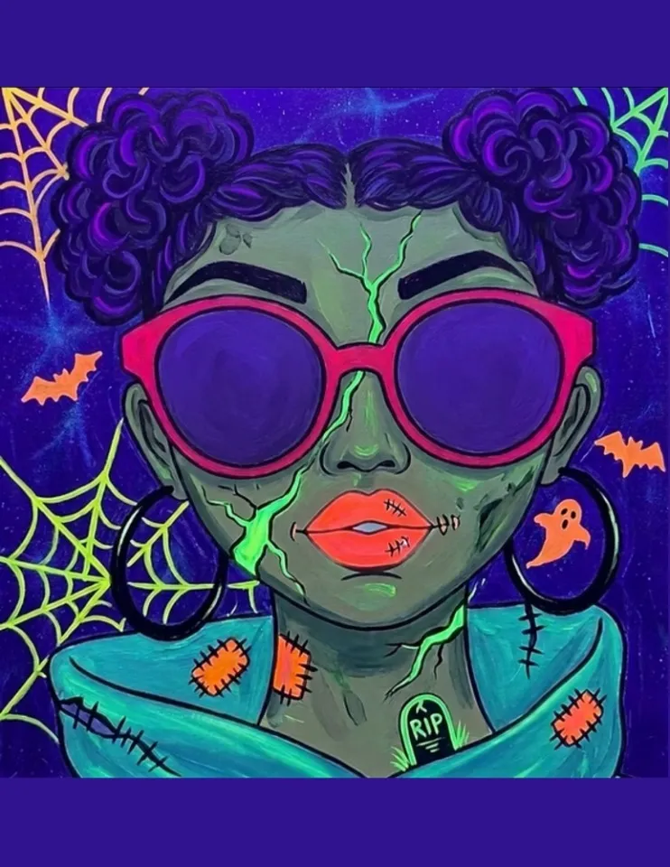 Adult/Teen Art Class - R & B. Paint & Groove - Zombie Baddie