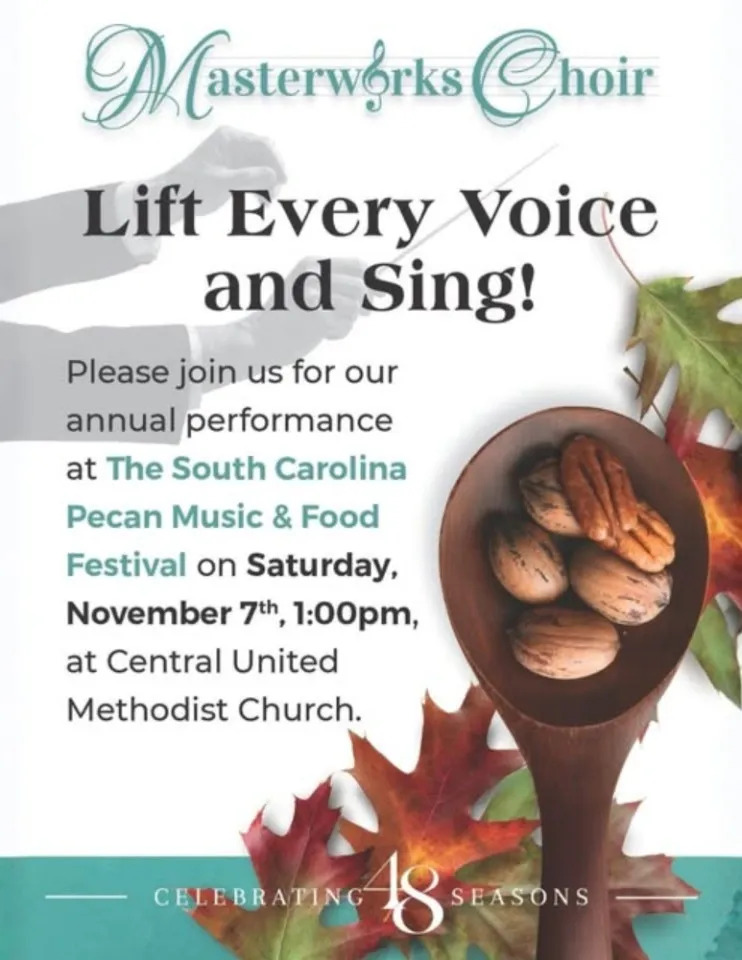 Masterworks Choir Annual Performance at The South Carolina Pecan Music & Food Festival