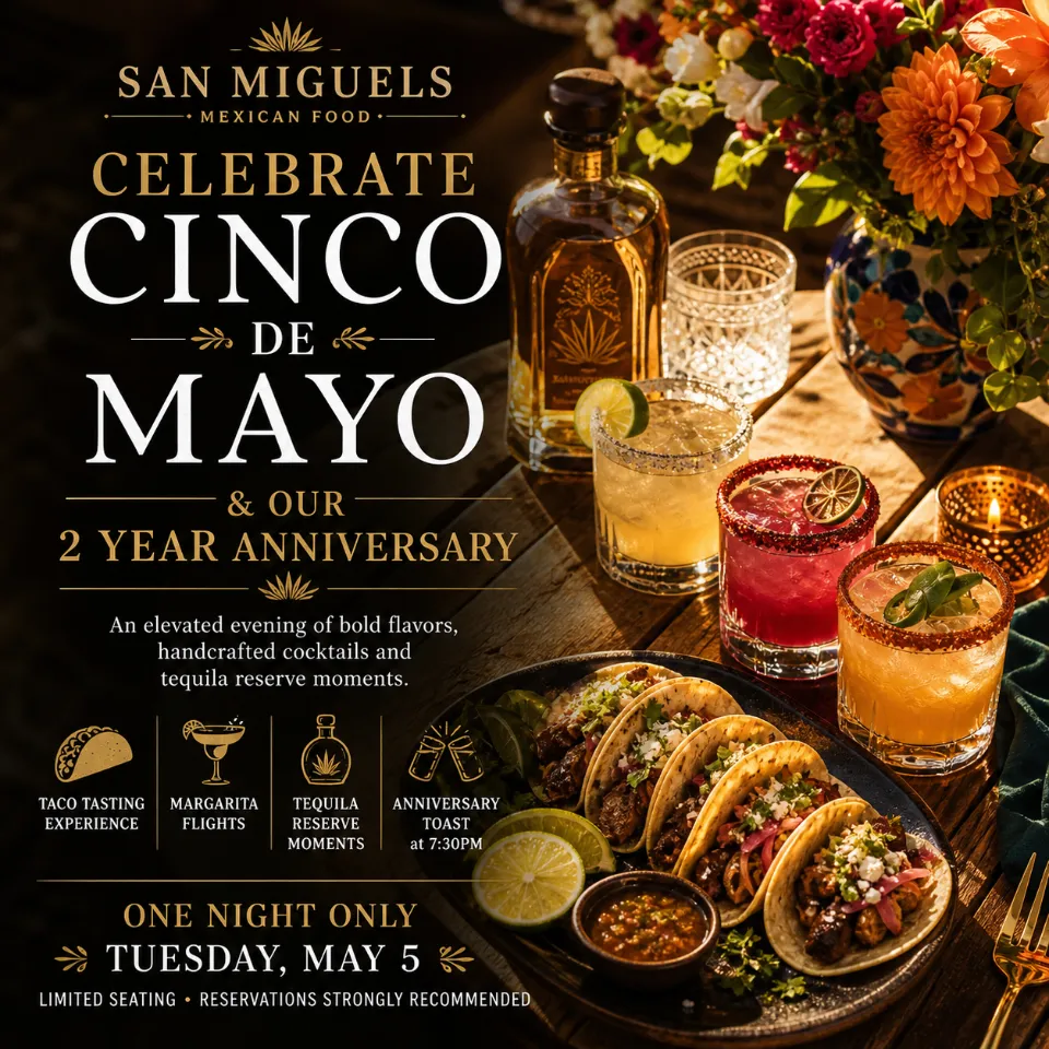 Dos Aรฑos: A Cinco de Mayo Celebration