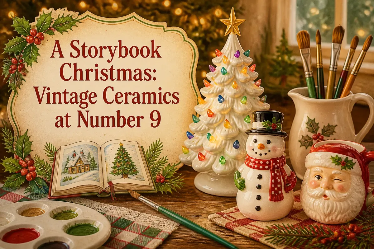 A Storybook Christmas: Vintage Ceramics at Number 9