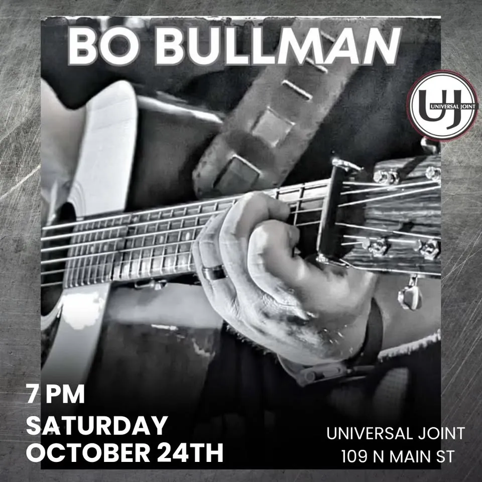 LIVE MUSIC: Bo Bullman