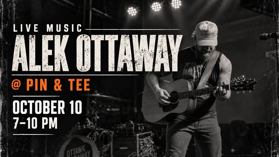 LIVE MUSIC AT PIN & TEE — ALEK OTTAWAY 🎸