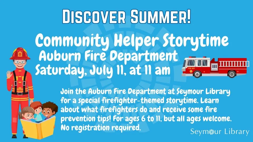 Community Helper Storytime: Auburn Fire Department