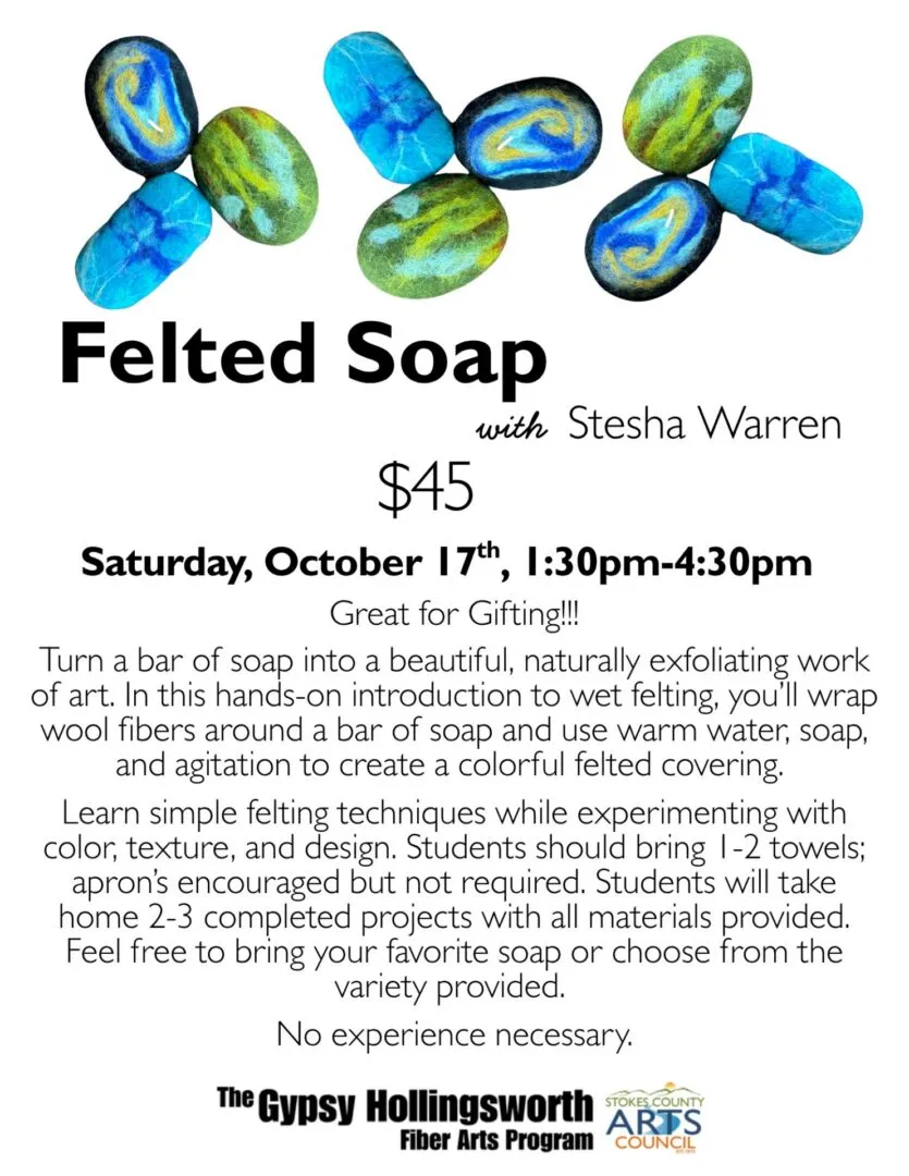 Felted Soap with Stesha Warren