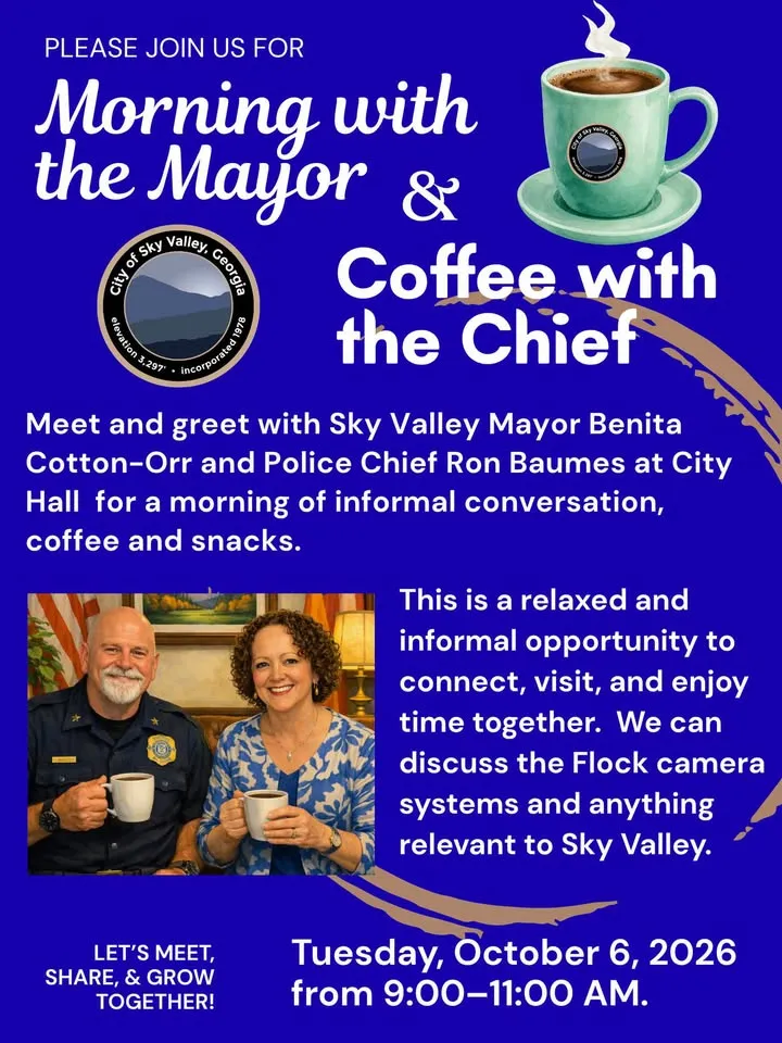 Morning with the Mayor & Coffee with the Chief