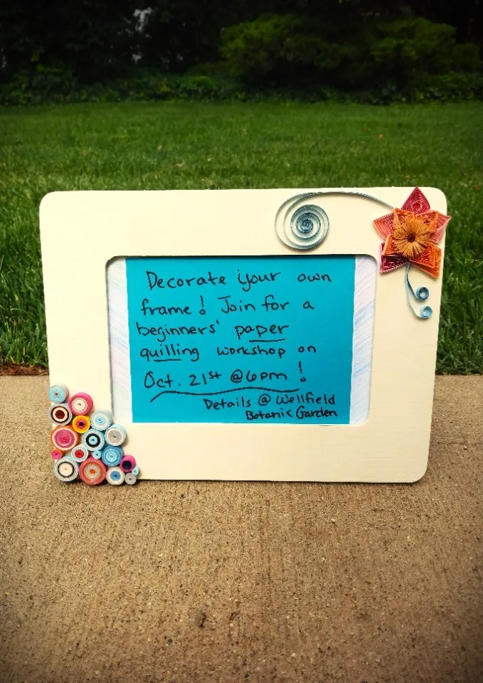 Paper Quilling Picture Frame Workshop