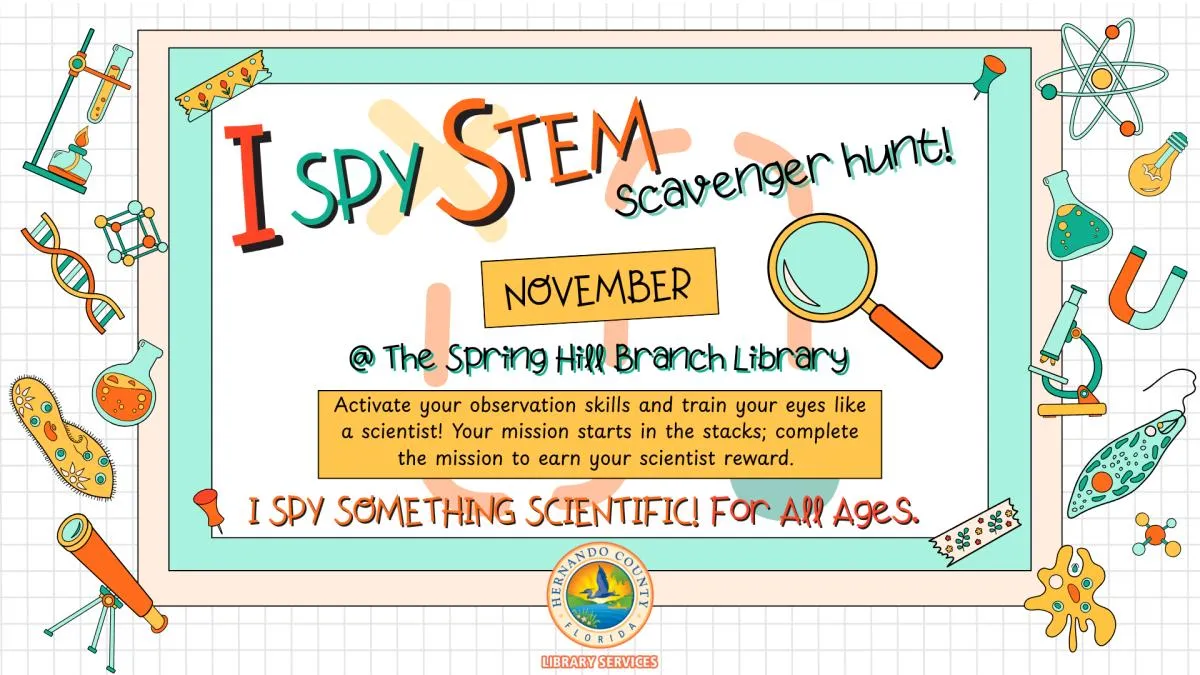 I Spy STEM @ Spring Hill Branch Library
