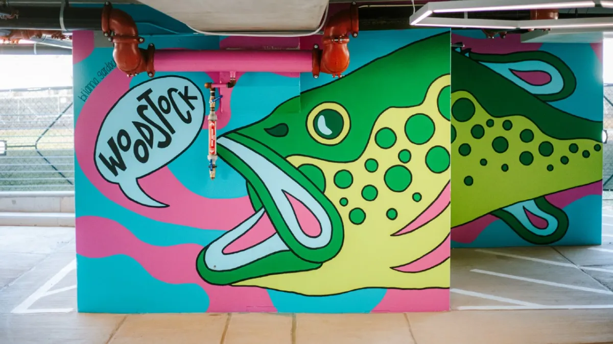 Woodstock Bass Mural