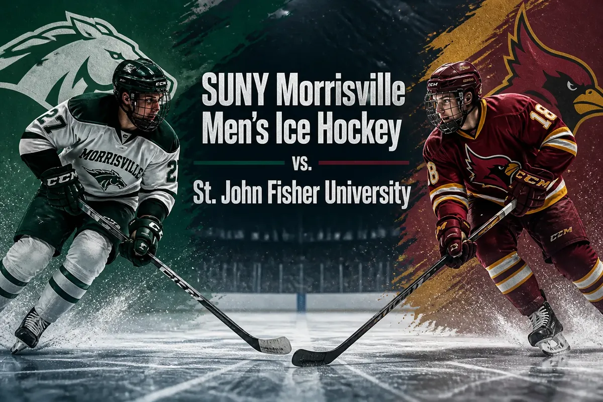 SUNY Morrisville Men's Ice Hockey vs. St. John Fisher University
