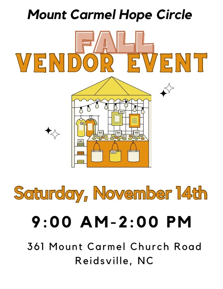 Mt. Carmel’s Hope Circle Fall Vendor Event