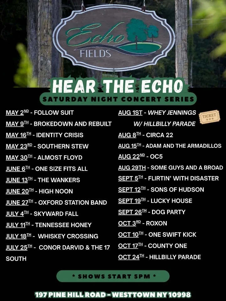 Hear the Echo: Saturday Night Concert Series