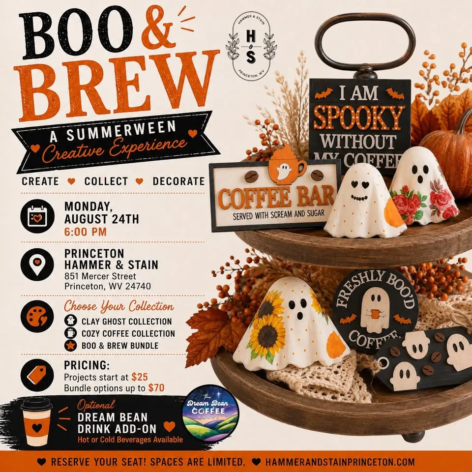Boo & Brew: A Summerween Creative Experience
