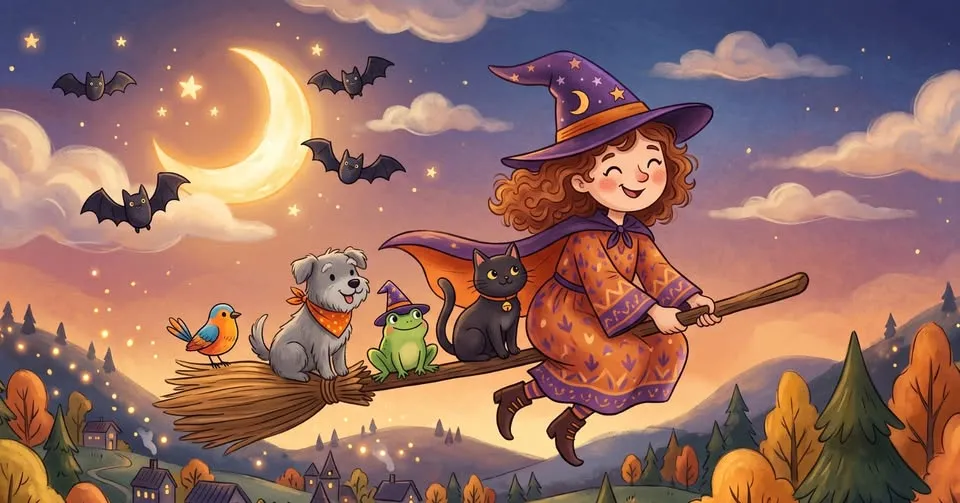 Room on the Broom Comes to Life: A Live Halloween Skit
