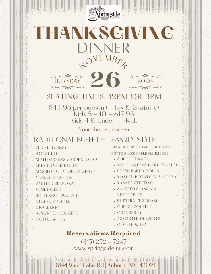 Thanksgiving Day Dinner