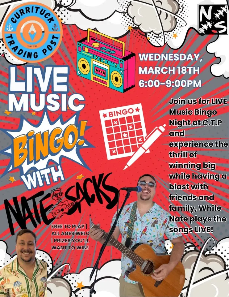Live Music Bingo with Nate Sacks