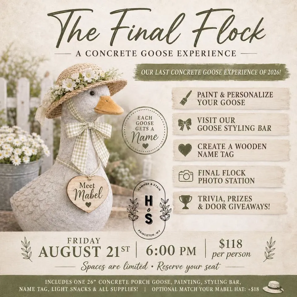 The Final Flock: A Concrete Goose Experience