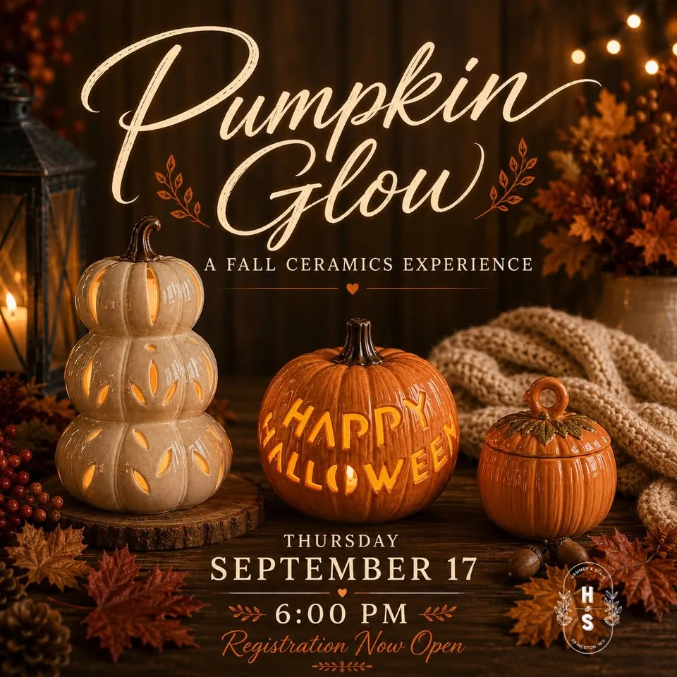 Pumpkin Glow: A Fall Ceramics Experience